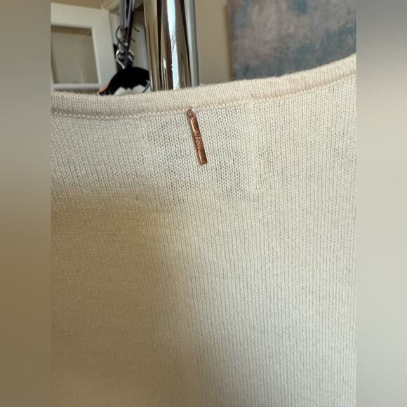 Women’s MISA Los Angeles Ivory Allison Knit Maxi Dress Extra Large XL - Picture 5 of 6